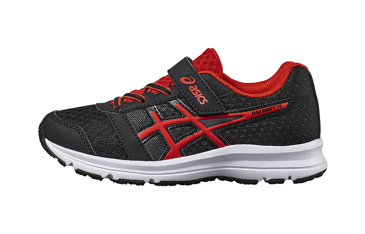 (Preschool) ASICS Patriot 9 'Black Red' C807N-9023
