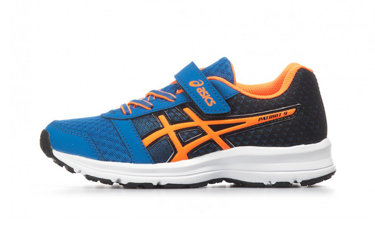 (Preschool) ASICS Patriot 9 'Blue Black Orange' C807N-4530