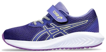 (Preschool) ASICS Pre Excite 10 'Eggplant Glow Yellow' 1014A297-402 (Preschool) ASICS Pre Excite 10 'Eggplant Glow Yellow' 1014A297-402