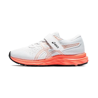 (PS) ASICS Pre Excite 7 Sport Shoes K White/Orange
