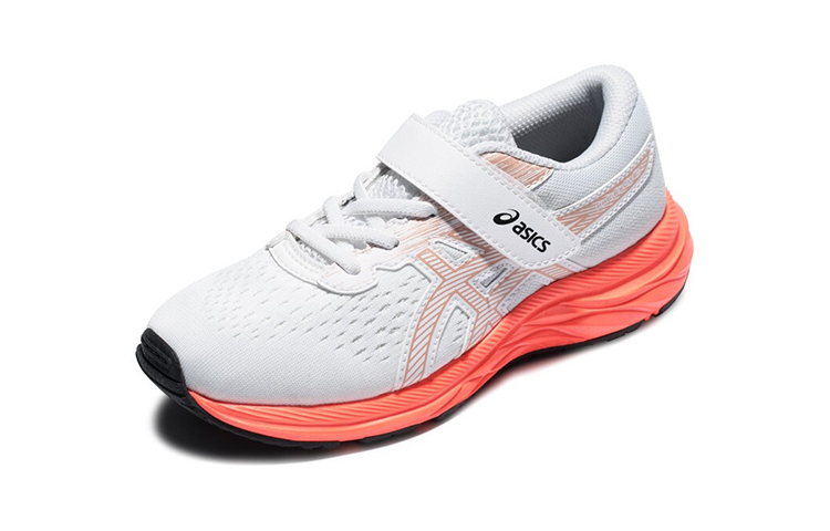(PS) ASICS Pre Excite 7 Sport Shoes K White/Orange 圖 2
