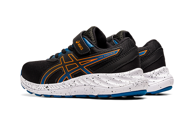 Shop （學齡前）ASICS Pre Excite 8 '黑色金盞花橙色' 1014A197-004