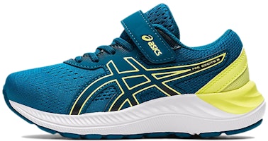 (Preschool) ASICS Pre Excite 8 'Deep Sea Blue Yellow' 1014A197-414 (Preschool) ASICS Pre Excite 8 'Deep Sea Blue Yellow' 1014A197-414