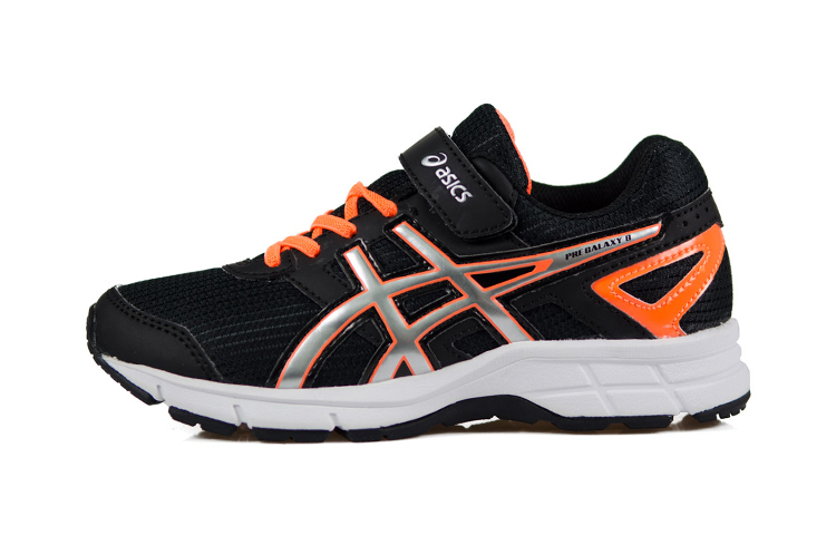 (Preschool) ASICS Pre Galaxy 8 'Black Silver Orange' C522N-9993