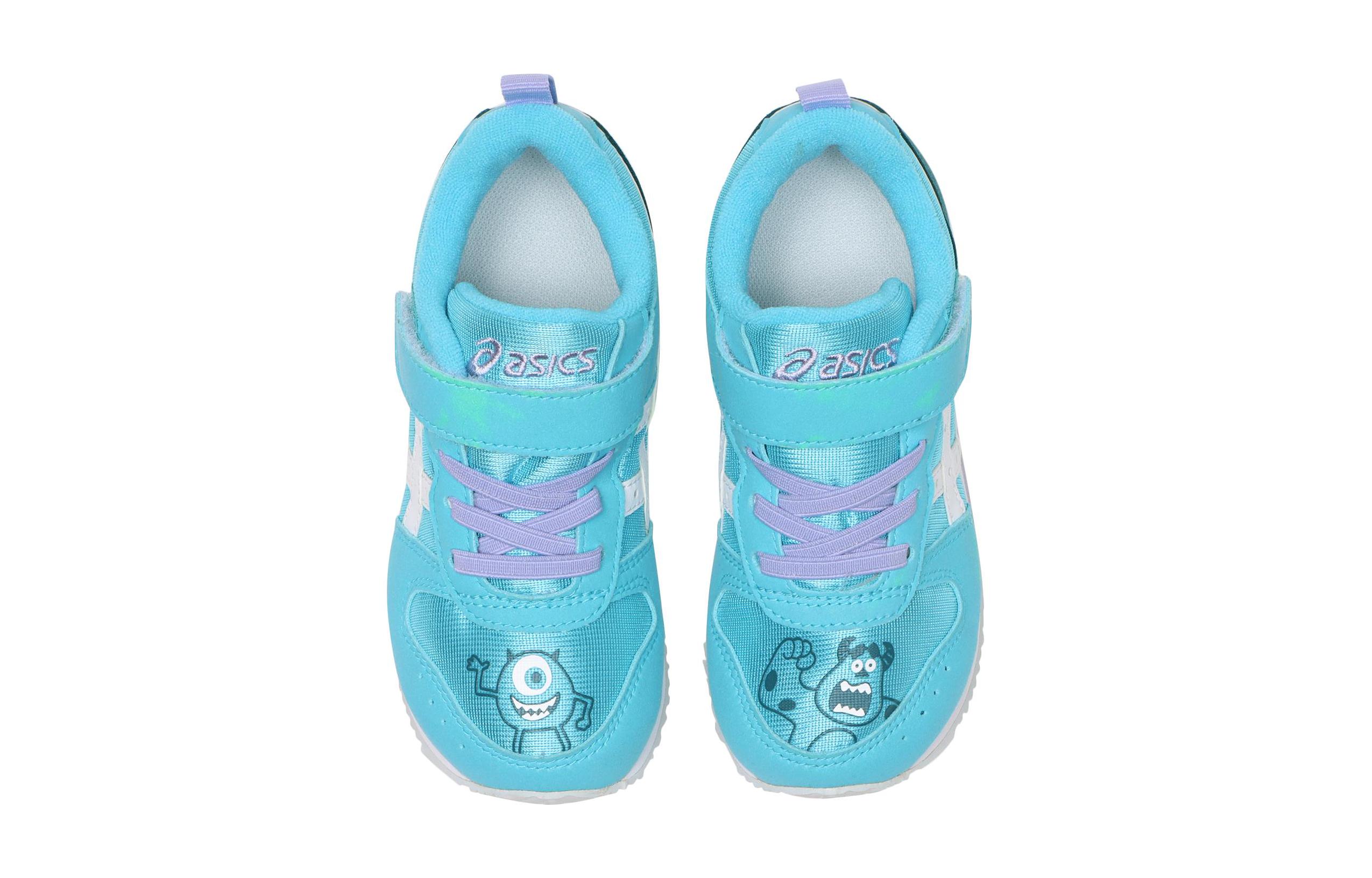 Shop 兒童 Asics 輕便減震 低筒 兒童跑步鞋 青綠