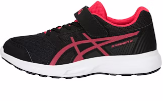 (Preschool) ASICS Stormer 2 'Black Red' C812N-001 (Preschool) ASICS Stormer 2 'Black Red' C812N-001