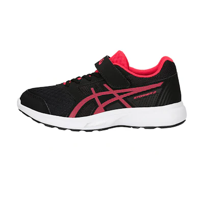 (PS) ASICS Stormer 2 'Black Red'