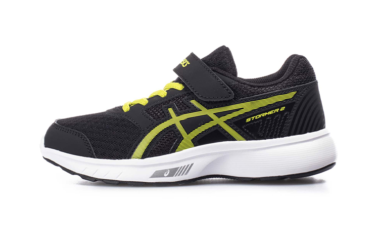 (Preschool) ASICS Stormer 2 'Black Yellow' C812N-9089