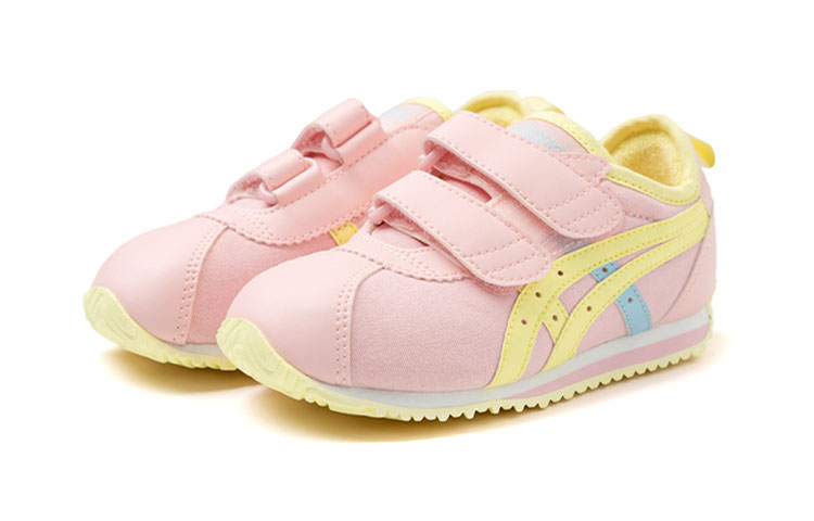 Order (PS) ASICS Suku Kasut Sukan Kasual Merah Jambu Kuning 1144A277-700