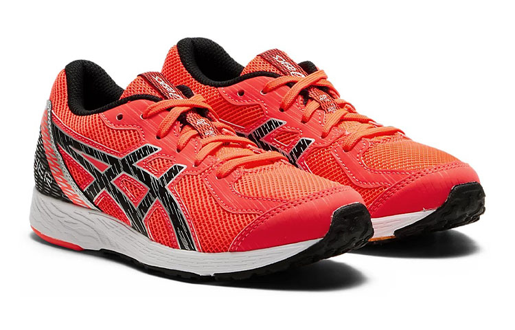 Lookbook (PS) ASICS Tartheredge 2 Jr 'Naranja Negro' zapatillas para correr. 1014A146-701
