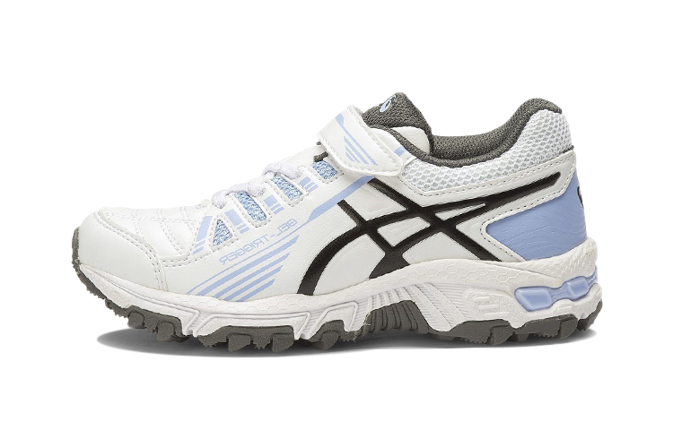 (Preschool) ASICS Trigger 11 'White Black Blue' C613Y-0199
