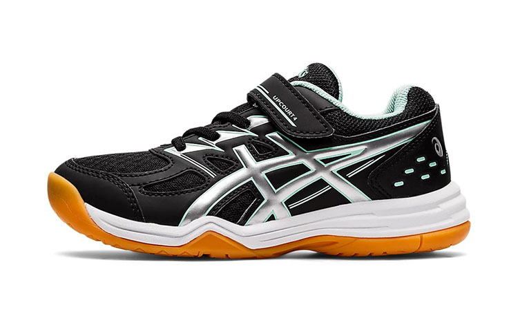 (Preschool) ASICS Upcourt 4 'Black Silver' 1074A029-002