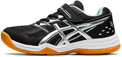 (Preschool) ASICS Upcourt 4 'Black Silver' 1074A029-002 (Preschool) ASICS Upcourt 4 'Black Silver' 1074A029-002