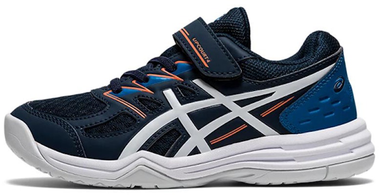 (Preschool) ASICS Upcourt 4 'Blue Silver' 1074A029-402 Buy (Preschool) ASICS Upcourt 4 'Blue Silver' 1074A029-402
