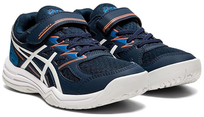(Preschool) ASICS Upcourt 4 'Blue Silver' 1074A029-402 Lookbook (Preschool) ASICS Upcourt 4 'Blue Silver' 1074A029-402