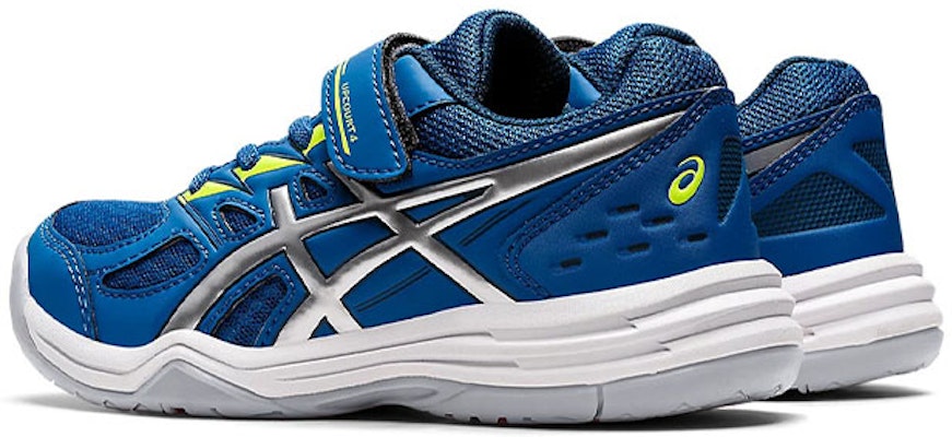 (Preschool) ASICS Upcourt 4 'Blue Silver' 1074A029-405 Shop (Preschool) ASICS Upcourt 4 'Blue Silver' 1074A029-405