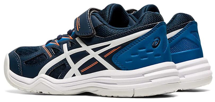 (Preschool) ASICS Upcourt 4 'Blue Silver' 1074A029-402 Shop (Preschool) ASICS Upcourt 4 'Blue Silver' 1074A029-402