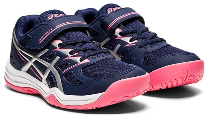 (Preschool) ASICS Upcourt 4 'Blue Silver Pink' 1074A029-409 Lookbook (Preschool) ASICS Upcourt 4 'Blue Silver Pink' 1074A029-409