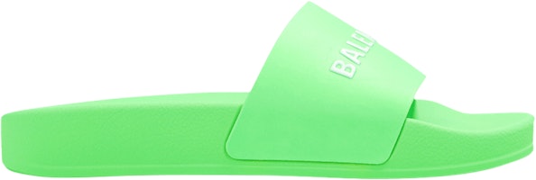 (Preschool) Balenciaga Pool Slides 'Neon Green' 693777-W1S82-3590 (Preschool) Balenciaga Pool Slides 'Neon Green' 693777-W1S82-3590