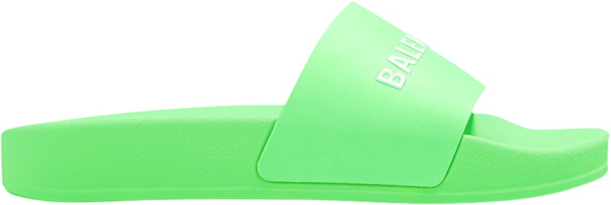 (Preschool) Balenciaga Pool Slides 'Neon Green' 693777-W1S82-3590 Buy (Preschool) Balenciaga Pool Slides 'Neon Green' 693777-W1S82-3590