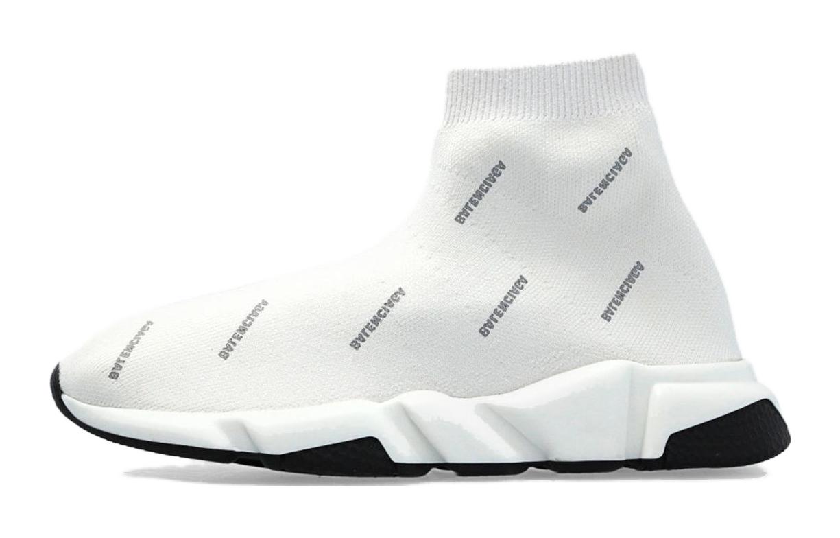 (Preschool) Balenciaga Round Toe Slip-On 'White' 597425W2DF19098