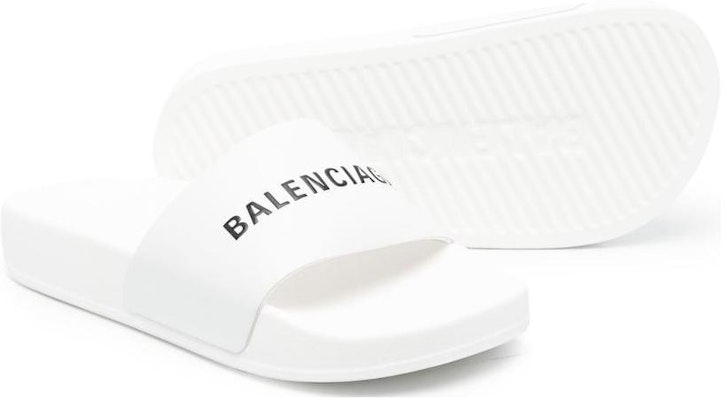 兒童 Balenciaga巴黎世家 橡膠 舒適休閒 百搭防滑 兒童拖鞋 白色 Shop 兒童 Balenciaga巴黎世家 橡膠 舒適休閒 百搭防滑 兒童拖鞋 白色