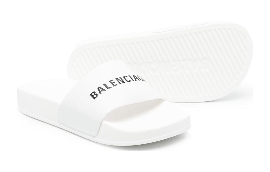 Sizing (PS) Balenciaga Sandalias de Goma 'Blanco Comodidad Casual' 693777W1S83