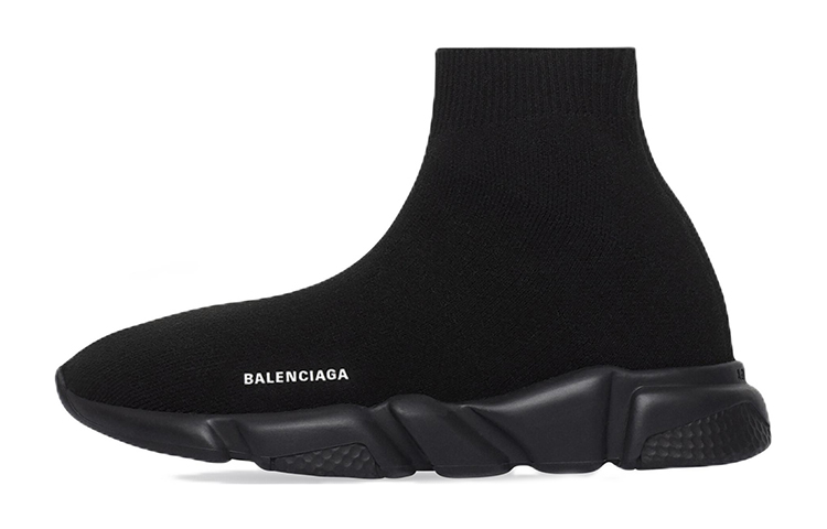 (Youth) Balenciaga Speed Sneaker 'Black' 597425W2DB11013