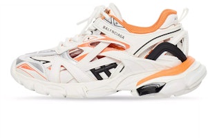 (Preschool) Balenciaga Track 2.0 Sneakers 'White Orange Black' 690494W3GN39059 (Preschool) Balenciaga Track 2.0 Sneakers 'White Orange Black' 690494W3GN39059
