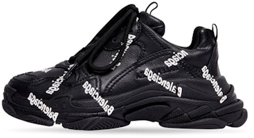 (Preschool) Balenciaga Triple S 'Black' 654251W2FAB1090 (Preschool) Balenciaga Triple S 'Black' 654251W2FAB1090