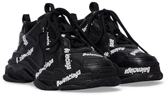 兒童 Balenciaga巴黎世家 Triple S 時尚圓頭繫帶 兒童休閒鞋 黑色 Order 兒童 Balenciaga巴黎世家 Triple S 時尚圓頭繫帶 兒童休閒鞋 黑色