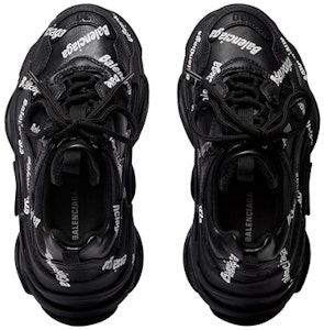 (PS) Balenciaga Triple S 'Hitam' 654251W2FAB1090 Lookbook (PS) Balenciaga Triple S 'Hitam' 654251W2FAB1090