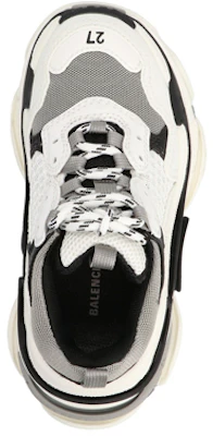 (PS) Balenciaga Triple S ''Blanc Noir'' 654251W2CA81112 Lookbook (PS) Balenciaga Triple S ''Blanc Noir'' 654251W2CA81112