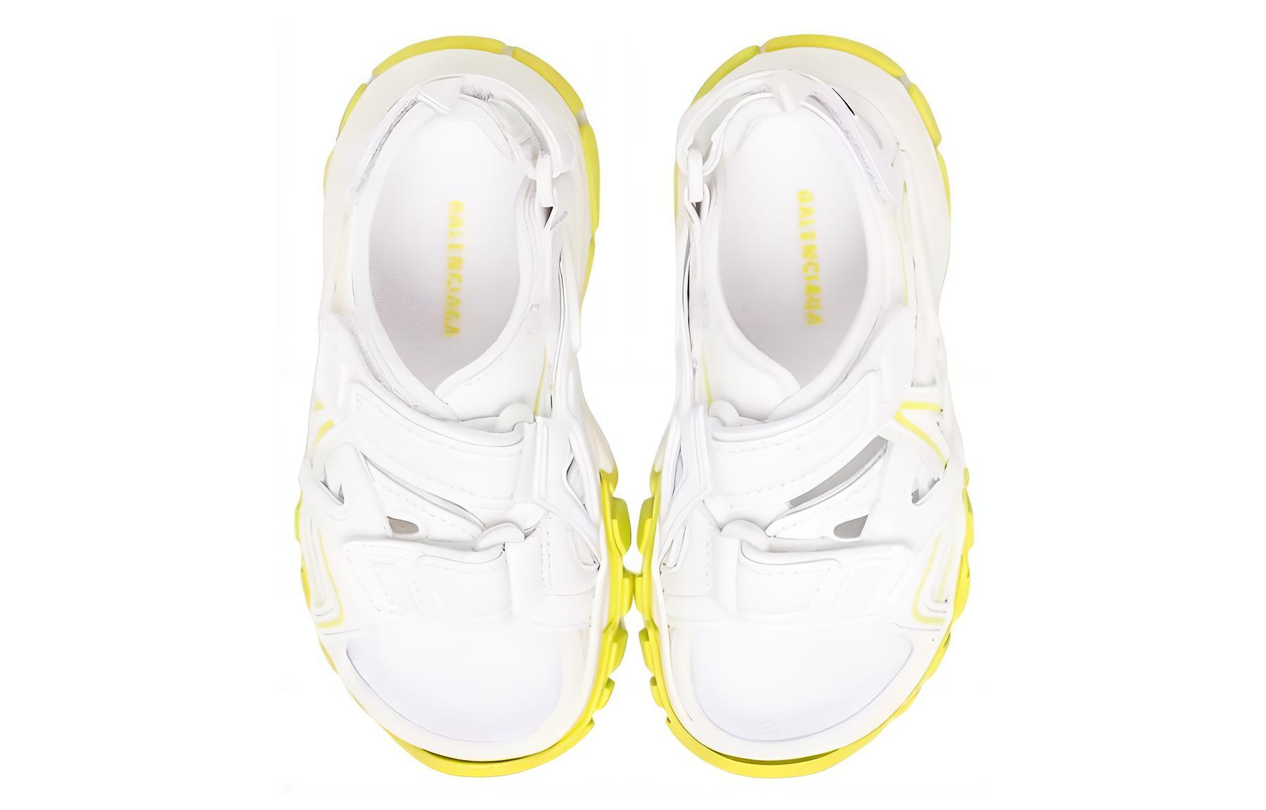 Lookbook (PS) Sandal Rata Velcro Balenciaga 'Fesyen Putih' 644999W3AJ19073