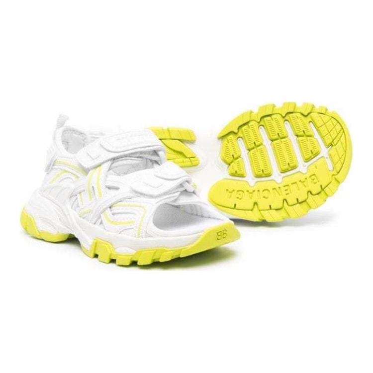 Shop (PS) Sandal Rata Velcro Balenciaga 'Fesyen Putih' 644999W3AJ19073