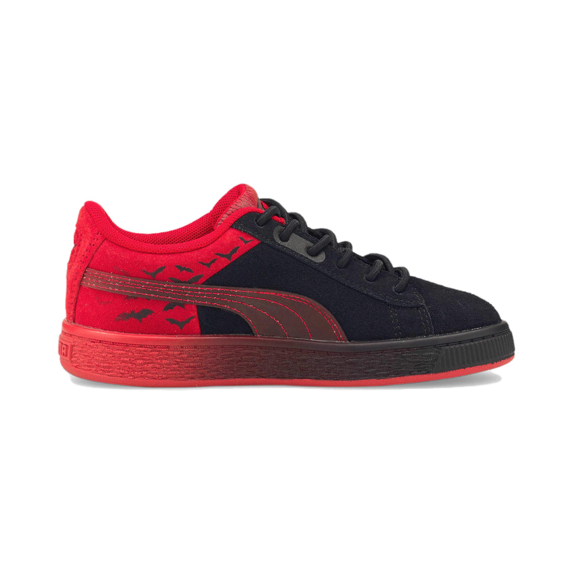 Order (Preschool) Batman x Puma Suede Classic 'Black Barbados Cherry' 383088-01