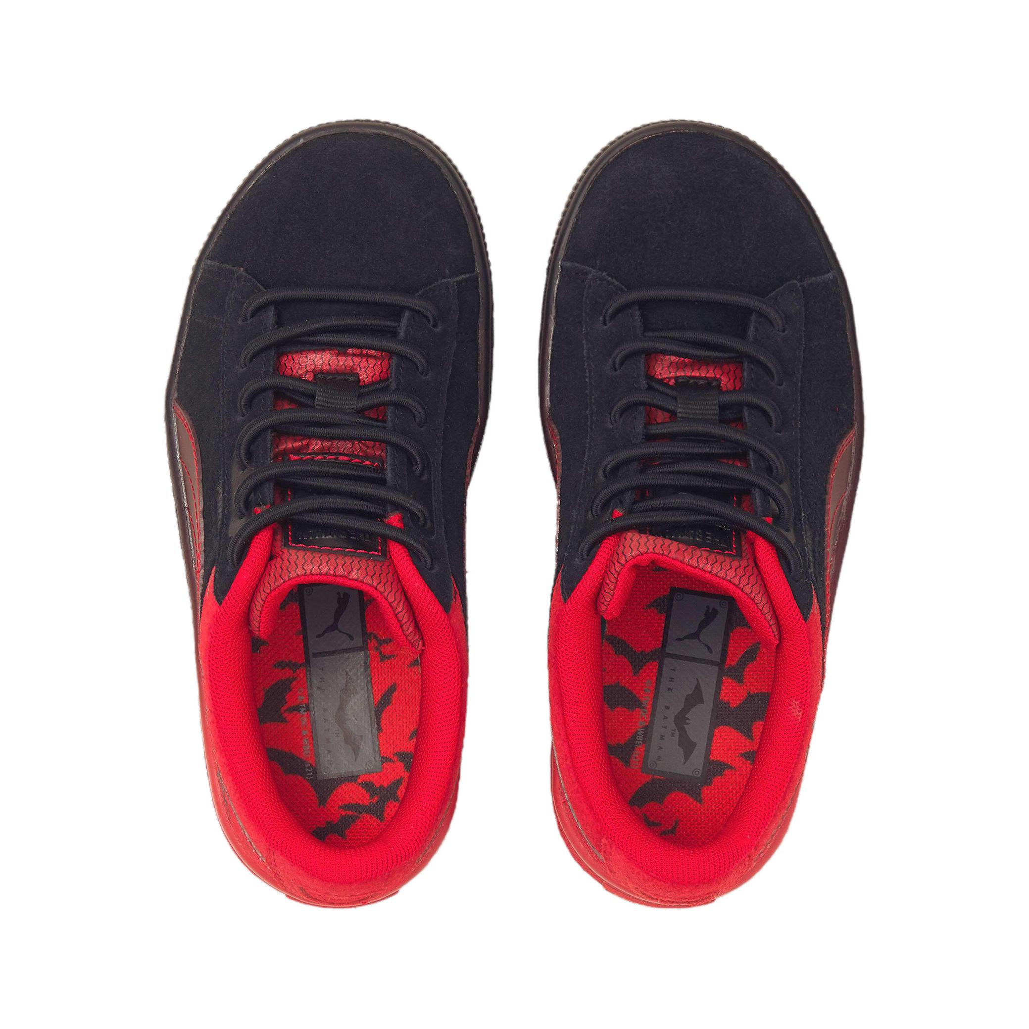 Shop (Preschool) Batman x Puma Suede Classic 'Black Barbados Cherry' 383088-01
