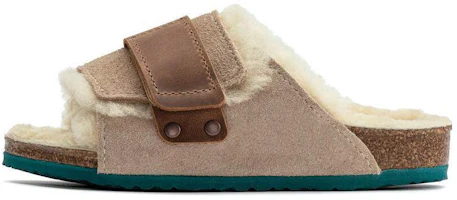 Buy (PS) Birkenstock 毛絨舒適厚底多用途-淺棕窄版 1023306