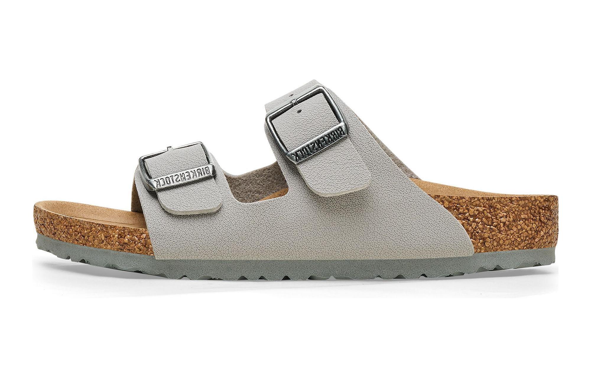 (Preschool) Birkenstock 'Lime Comfort Buckle Slide' 1026422