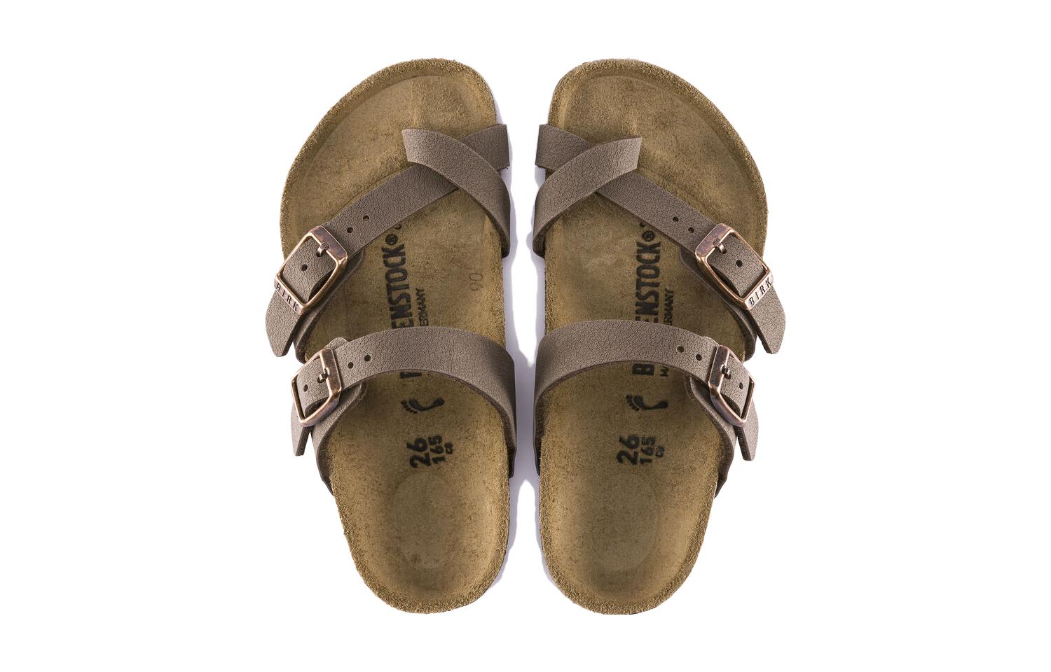 Shop (PS) Birkenstock 'Mocha Brown Narrow Fit' Coklat Mocha Pas Slim 1014177