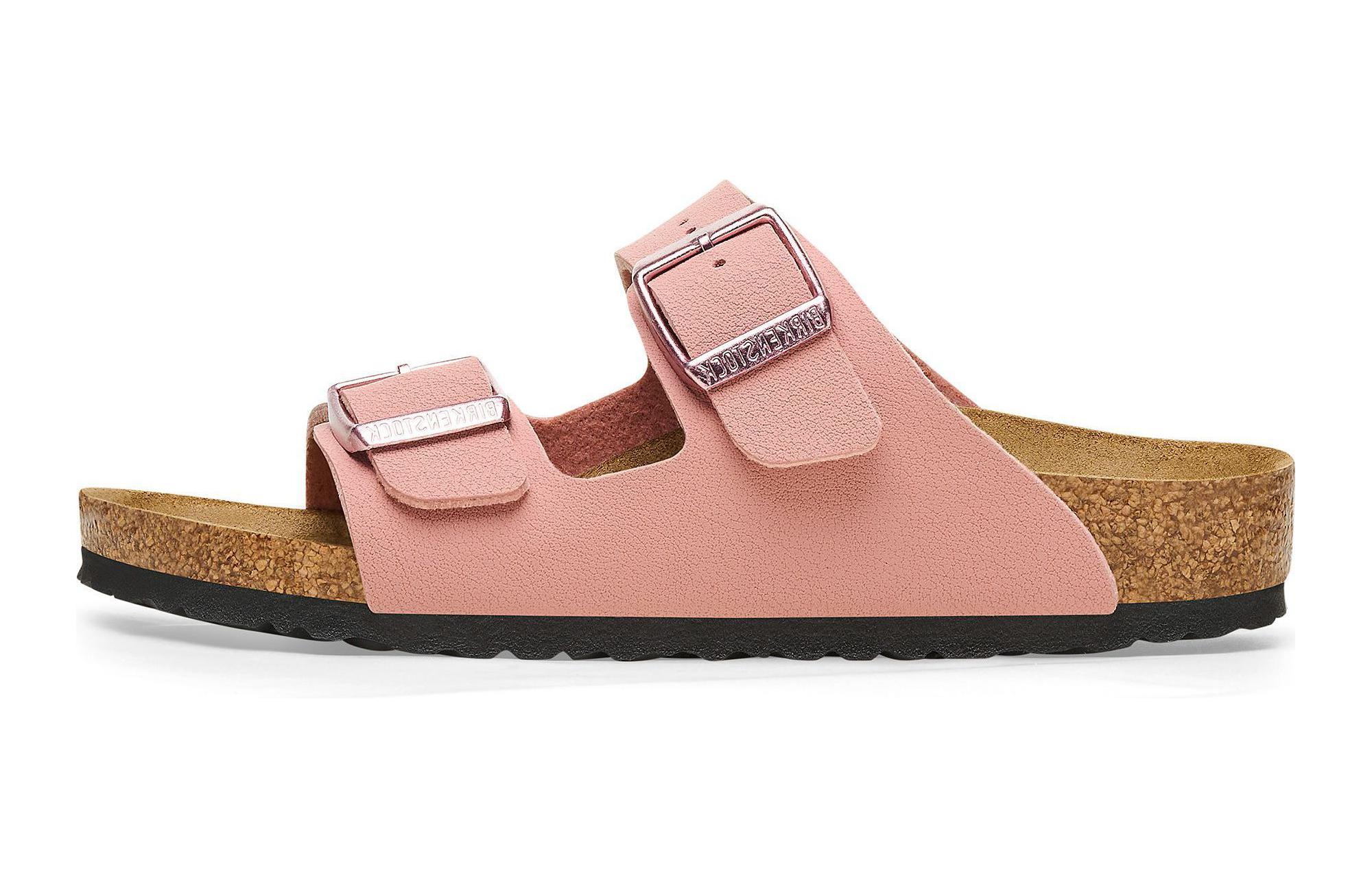 (Preschool) Birkenstock 'Pink Buckle Comfort' 1026412