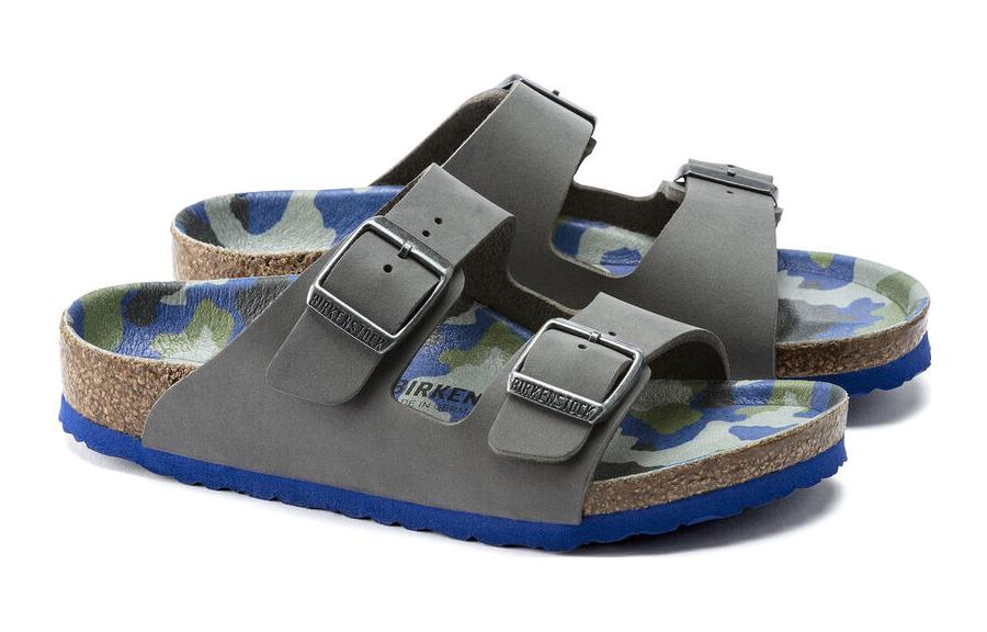 Lookbook (PS) Birkenstock Arizona ''Camo Grey Narrow'' Kelabu Camo kasut Narrow Fit 1022569