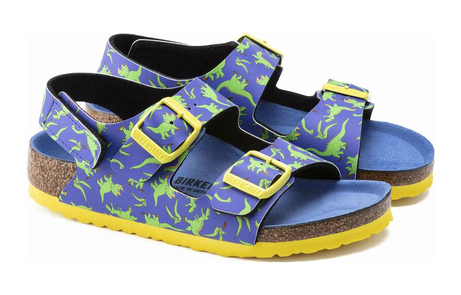Lookbook (PS) Birkenstock Arizona Estrecha 'Azul Amarillo' 1021712