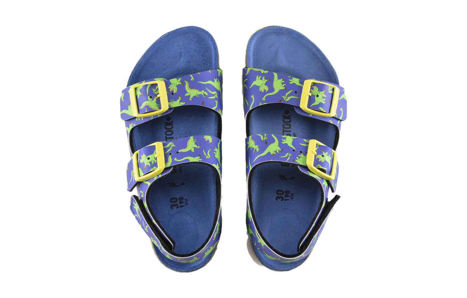 Shop (PS) Birkenstock Arizona Estrecha 'Azul Amarillo' 1021712