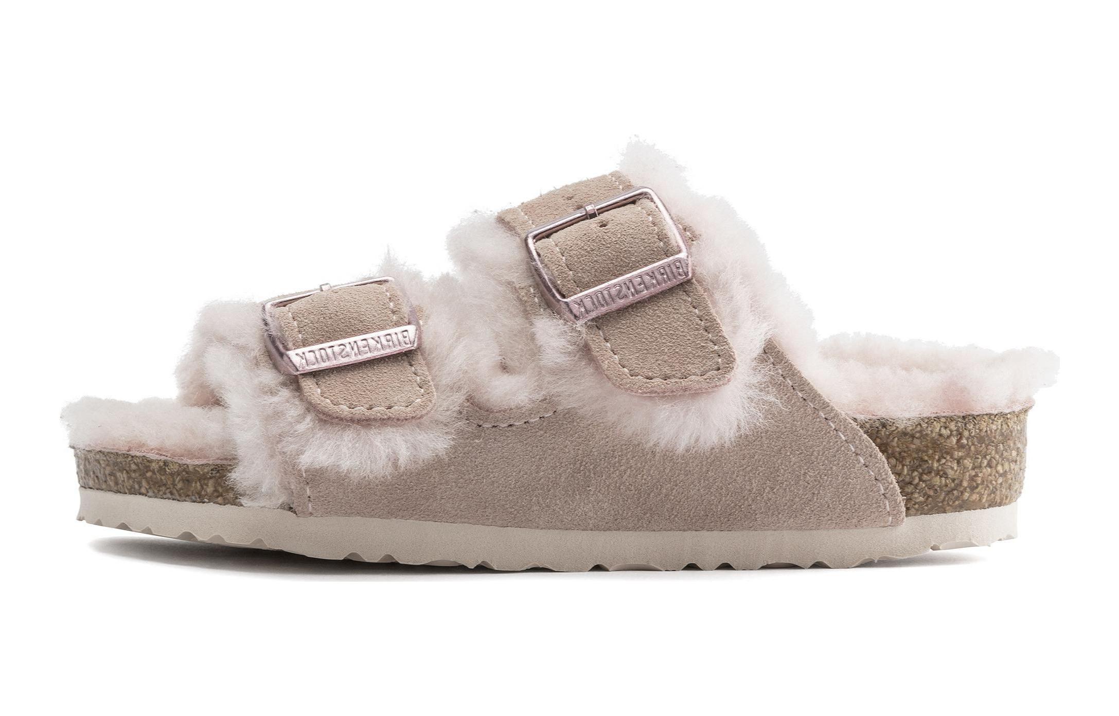 (PS) Birkenstock Arizona Shearling 'Narrow Light Rose Pink'