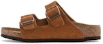 Buy (Preschool) Birkenstock Arizona Suede 'Brown Narrow' 1024345