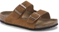 Order (Preschool) Birkenstock Arizona Suede 'Brown Narrow' 1024345