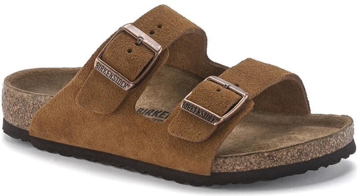 (Preschool) Birkenstock Arizona Suede 'Brown Narrow' 1024345 Order (Preschool) Birkenstock Arizona Suede 'Brown Narrow' 1024345