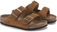 Lookbook (Preschool) Birkenstock Arizona Suede 'Brown Narrow' 1024345