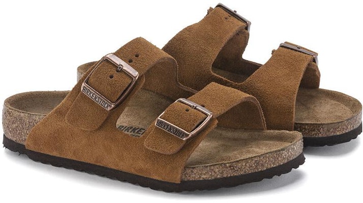 (Preschool) Birkenstock Arizona Suede 'Brown Narrow' 1024345 Lookbook (Preschool) Birkenstock Arizona Suede 'Brown Narrow' 1024345